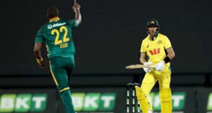 দক্ষিণ আফ্রিকা-অস্ট্রেলিয়া ম্যাচের একটি দৃশ্য